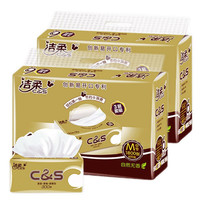 C&S 洁柔 金尊纯韧系列 抽纸 3层*100抽*12包(195*133mm)