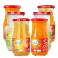 楚恋 248克*6瓶组合装罐头（柑橘2瓶+黄桃2瓶+梨2瓶）