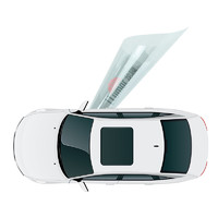 LLumar 龙膜 天窗膜 轿车SUV通用 汽车用品 小天窗膜75*50cm 汽车隔热膜 包安装