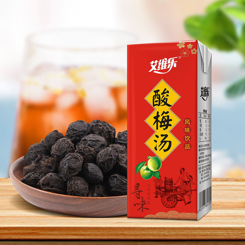 有券的上:洑记  酸梅汤  250ml*6盒