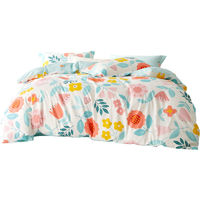 BLISS 百丽丝 素雅系列纯棉床上三件套  花卉系列    1.2米床