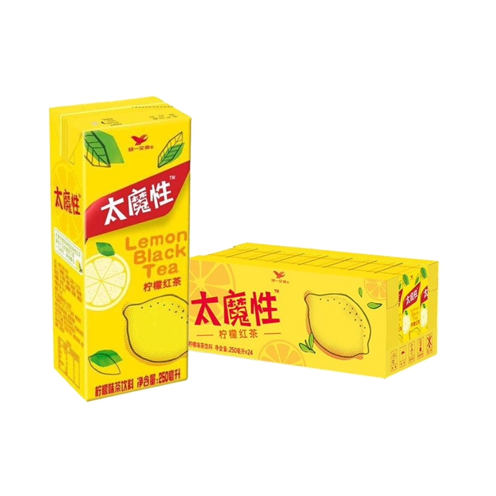 统一 太魔性经典柠檬红茶饮料网红茶250ml*24盒