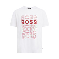 HUGO BOSS 雨果博斯 男士圆领短袖T恤 50442115 白色 XL