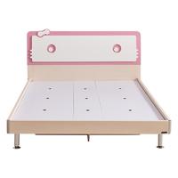 QuanU 全友 106208 萌趣猫猫床+床头柜 150*200cm