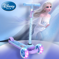 Disney 迪士尼 儿童滑板车  美国队长升级新款宽轮稳当宝宝滑滑车可折叠升降全闪扭扭脚踏滑步摇摆车