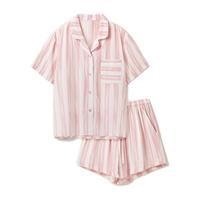 Bananain 蕉内 女士家居服套装 BH511C-VDT 条纹款 香栗 XL