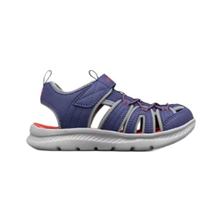 SKECHERS 斯凯奇 C-FLEX SANDAL II 男童凉鞋 400041L/NVRD 海军蓝色/红色 35码