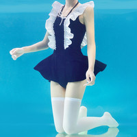 Mimoi Closet 轻lo感 甜美风连体温泉泳衣