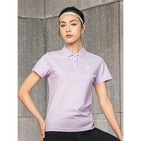 361° 运动t恤女2022夏季新款时尚休闲polo衫女子健身翻领透气短袖