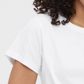 UNIQLO 优衣库 SUPIMA COTTON 女士圆领短袖T恤 444527 白色 XL