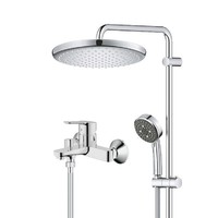 GROHE 高仪 250mm顶喷淋浴花洒套装 圆形带下出水