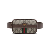 GUCCI 古驰 Ophidia系列 女士红绿织带腰包 598664