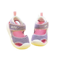 ANTA 安踏 A332126074-4 儿童凉鞋 中粉紫/木兰粉/安踏白 20码