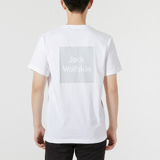 Jack Wolfskin 狼爪 男子运动T恤 5820391-5018 白色 M