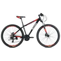 XDS 喜德盛 2021款旭日300A pro 山地自行车 黑红色 27.5英寸 24速 17英寸车架 油刹版