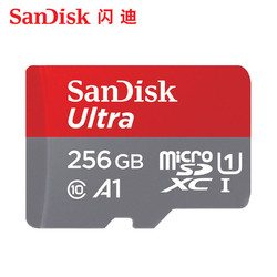 SanDisk 闪迪 256g内存卡相机手机行车记录仪视频监控tf卡256g高速switch存储卡