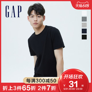 Gap 盖璞 男士圆领短袖T恤 440775