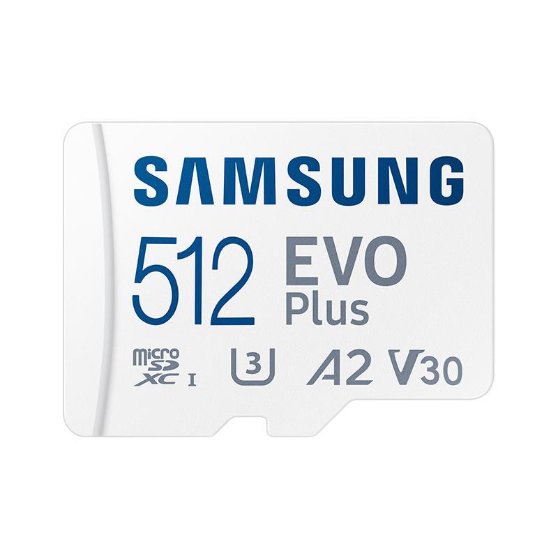 SAMSUNG 三星 MB-MC512G/CN Micro-SD存储卡（UHS-I、V30、U3、A2)