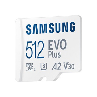 SAMSUNG 三星 MB-MC512G/CN Micro-SD存储卡（UHS-I、V30、U3、A2)