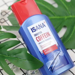 isana 伊莎妠 德国isana咖啡因防脱洗发水固发生发无硅油控油*2瓶