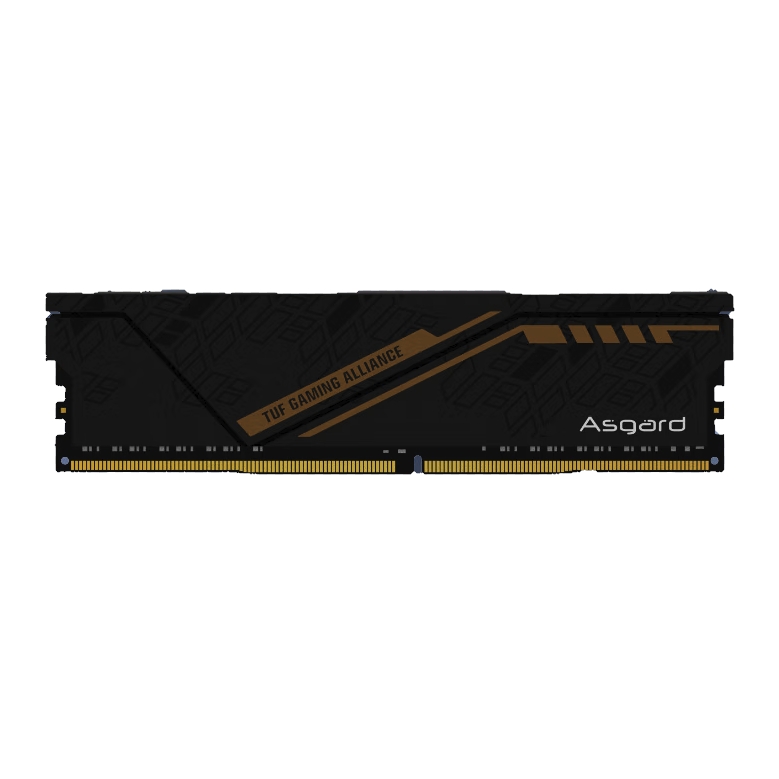 Asgard 阿斯加特 金伦加 黑橙甲 TUF联名款 DDR4 3200MHz 台式机内存 马甲条