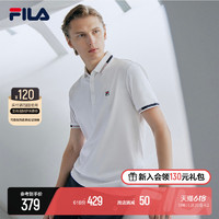 FILA 斐乐 官方男子短袖POLO衫夏季经典时尚运动上衣液氨翻领POLO男