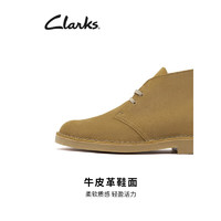 Clarks 其乐 男士经典英伦沙漠靴复古工装靴马丁靴男潮靴Desert Boot 2 沙色（男款）261554957 40 焦黄色（男款）261613467 44