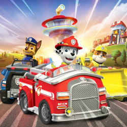 玩具狗狗巡逻救援车汪汪队玩具套装全男女童儿童礼物 毛毛消防车