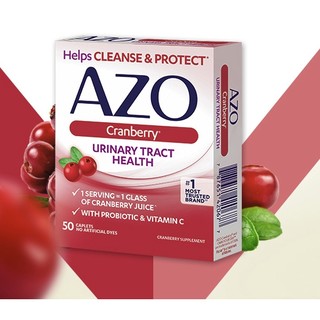 AZO 蔓越莓女性益生菌50粒/盒成人女性益生菌调理菌群泌尿系统经期可用原装进口