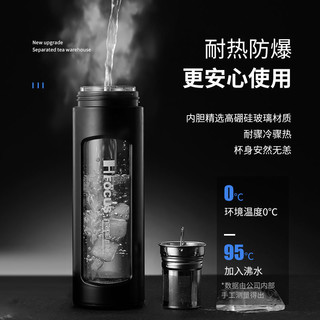 nRMEi 恩尔美 保温玻璃杯 320ML 茶隔款