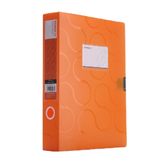 SUNWOOD 三木 柏拉图系列 FBE4007 A4档案盒 橙色 55mm  单个装