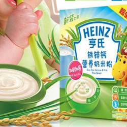 Heinz 亨氏 五大膳食系列 米粉 1段 铁锌钙 400g