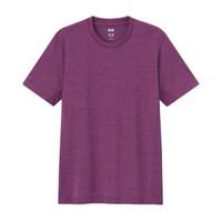 UNIQLO 优衣库 男士圆领短袖T恤 433399 紫色 XL