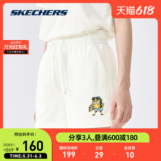 SKECHERS 斯凯奇 L220W165 女子针织短裤