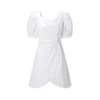 PEACEBIRD WOMEN 太平鸟女装 女士短款连衣裙 A8FAC160101 白色 S