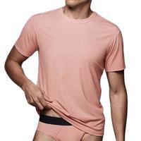POUR LUI 璞履 秩序系列 男女款圆领短袖T恤 璞粉色 XL