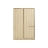 林氏木业 LS214D1-A 现代简约原木色衣柜 0.8m