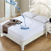 puraspace 英国可水洗防滑婴儿席梦思床垫保护套床套 180*200+32cm（含防水枕套一对）