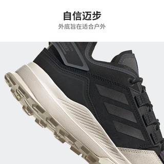 adidas TERREX官方旗舰店HIKSTER男子夏户外运动徒步登山鞋FZ3406 40 黑/米黄