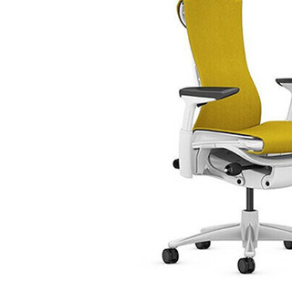 HermanMiller 赫曼米勒 Embody系列 人体工学电脑椅 干橘黄色 Medley织物款