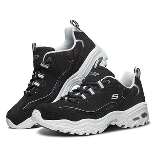 SKECHERS 斯凯奇 D'Lites 1.0 男子休闲运动鞋 666090/BLK 黑色 43
