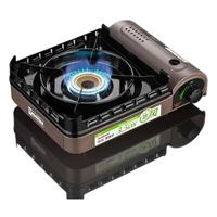 Iwatani 岩谷 ZKZ-1 便携式卡式炉+岩谷烤盘+气瓶*6 黑色