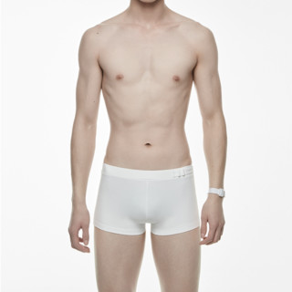 璞履 踏浪系列 男子那不勒斯风格泳裤 亮白色 XL 太阳镜插位款