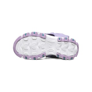 SKECHERS 斯凯奇 D'LITES系列 女童凉鞋 664133L/LVMT 薰衣草色/多彩色 37码