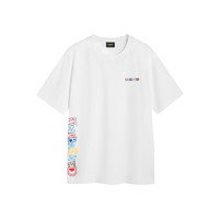 Baleno 班尼路 男士圆领短袖T恤 8721101M223 白色 S