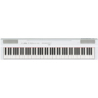 便携式88键重锤电钢琴  P125WH白色主机 单踏板