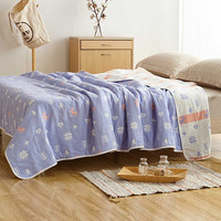 恒源祥 小鹿蓝 纯棉六层加厚毛毯 120*150cm
