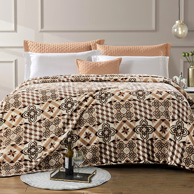 FUANNA 富安娜 莫格 法兰绒毯 180*200cm