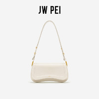 JW PEI布丁包2021新款时尚法棍包单肩包女士腋下包包1C56 Joy 白色