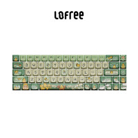 洛斐（LOFREE） 键帽适配小翘68键无线机械键盘PBT多主题个性DIY 68键帽-社畜香蕉